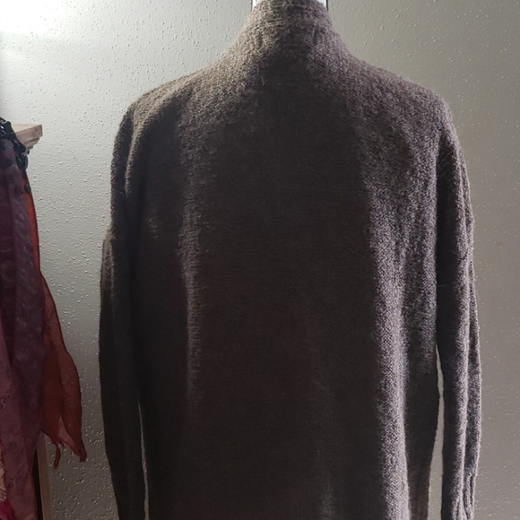 Anthropologie taupe alpaca blend duster - Picture 7 of 9